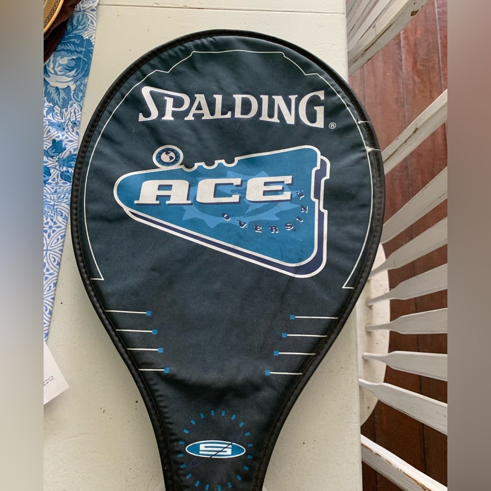 Spaulding Tennis Racquet wit Protective Cover